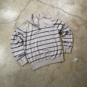 Southern Tide The Skipjack Men’s Quarter Zip Pullover Long Sleeve Striped Large